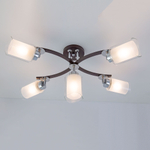 Citilux Фортуна CL156152 Люстра с поворотными плафонами Венге Хром