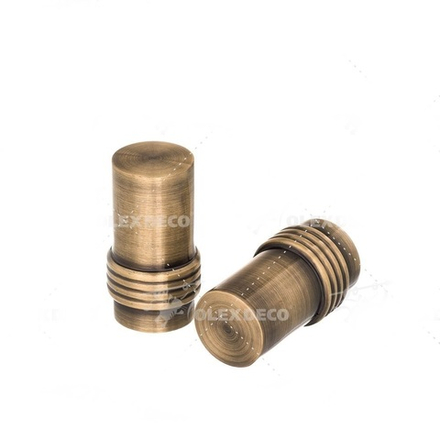 Наконечники "Цилиндр" d19 мм, цвет антик