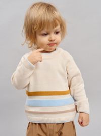 Джемпер вязаный "Ручеек" 0+