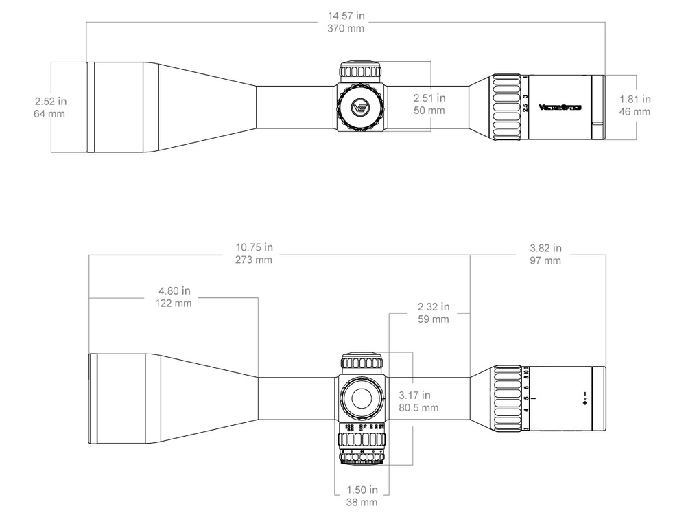 Прицел Vector Optics Continental x6 Fiber 2.5-15x56, SF, G4 Fiber (SCOM-47)