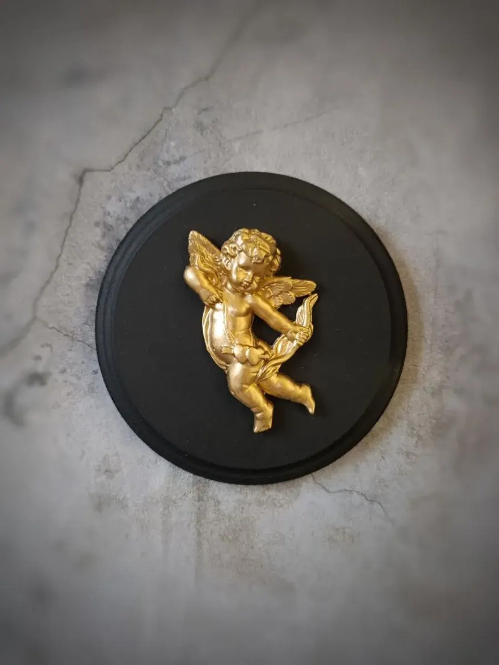 Панно 15 см. на стену для интерьера Ангел