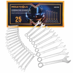 Ключи комбинированные, набор 25пр. (6-32мм) MEGATOOLS MT-5261PD