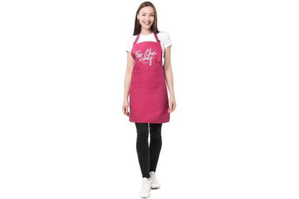 Фартук кухонный Home One саржа малиновый