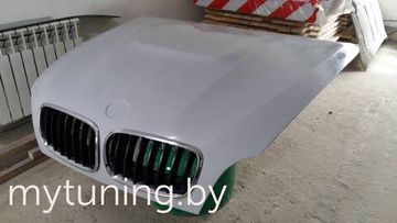 Капот стеклопластик для BMW X5 E70 2007-2010
