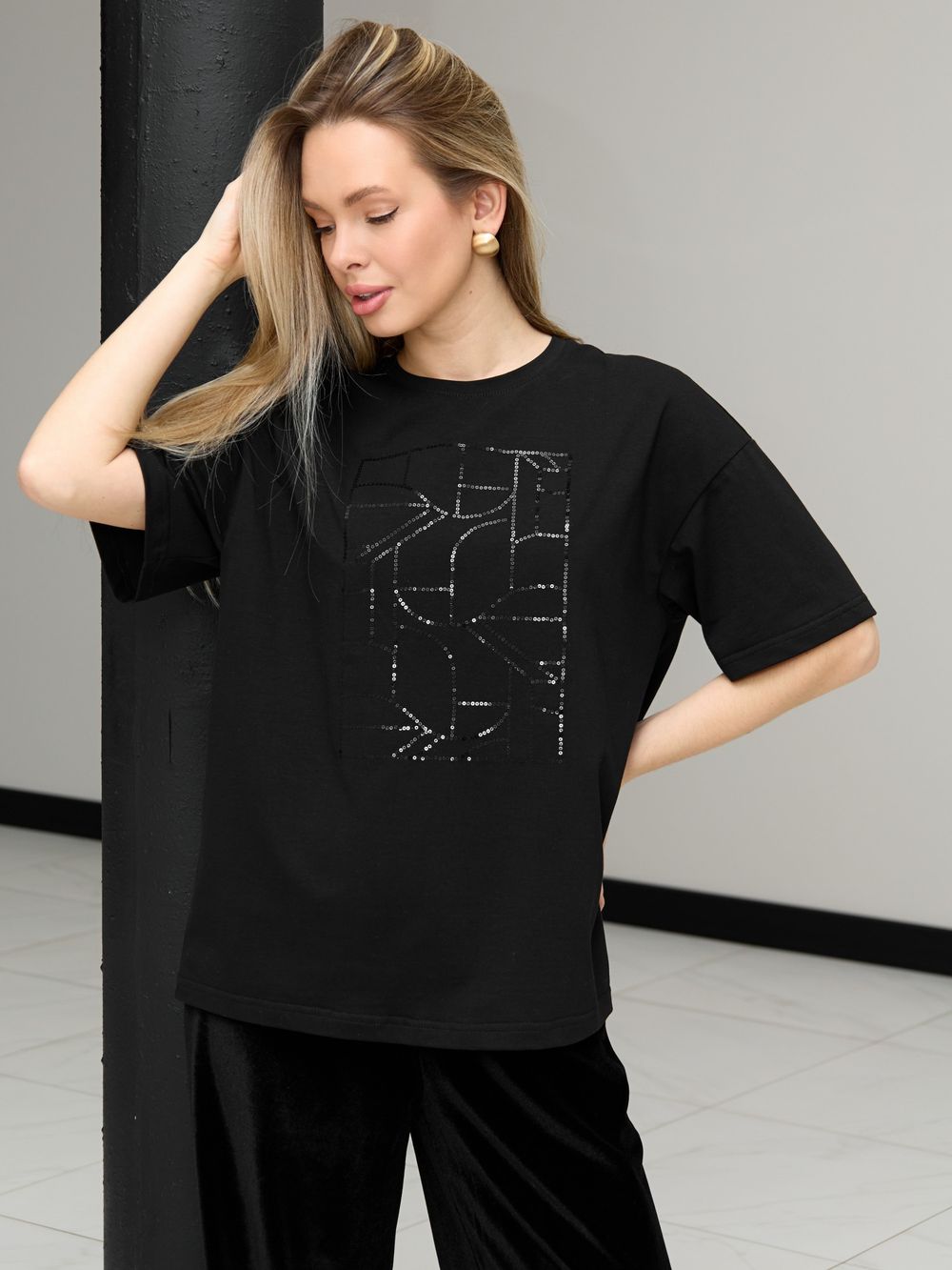 Футболка Майна-2 Виотекс ЧЁРНЫЙ