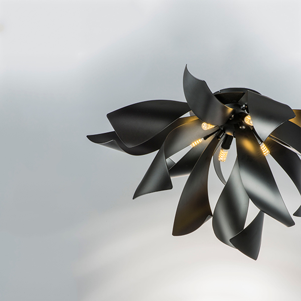 754167 Люстра TURBIO 6х6W (led) G9 ЧЕРНЫЙ