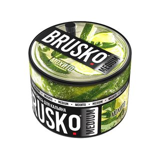Купить Бестабачная смесь Brusko Medium - Мохито 50 г