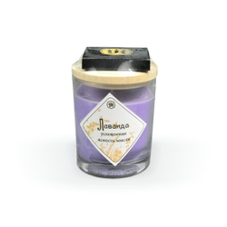 Свеча ароматическая с эфирным маслом лаванды