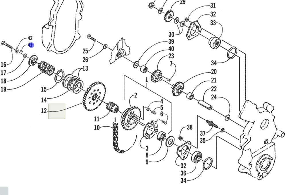 Палец для снегоходов 8070-153