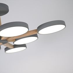 Потолочная Люстра Turna L8 Grey By Imperiumloft