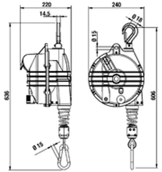 Балансир пружинный Tecna 9322