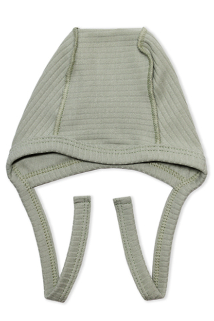 Чепчик Швы наружу Рубчик Шалфей RinaAmari