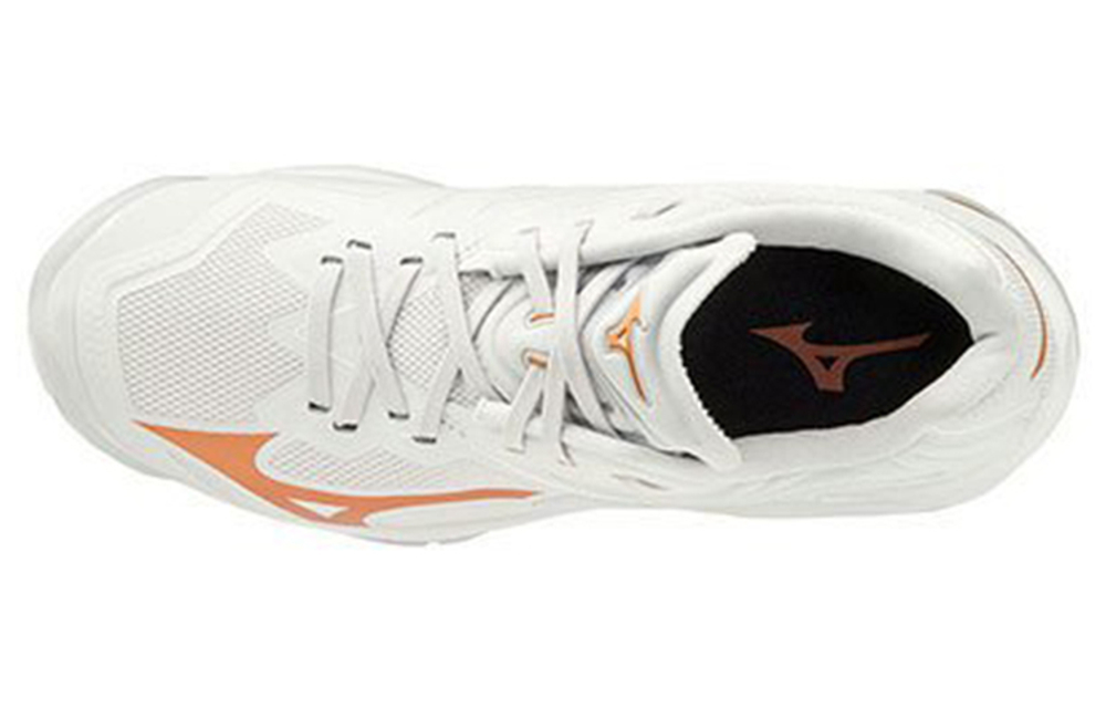 Mizuno Wave Lightning Collection Textile, Synthetic Leather Casual Slip Resistant, Abrasion Resistant, Breathable