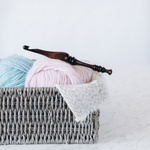 Деревянный крючок для вязания из древесины кедра 8 мм. K250