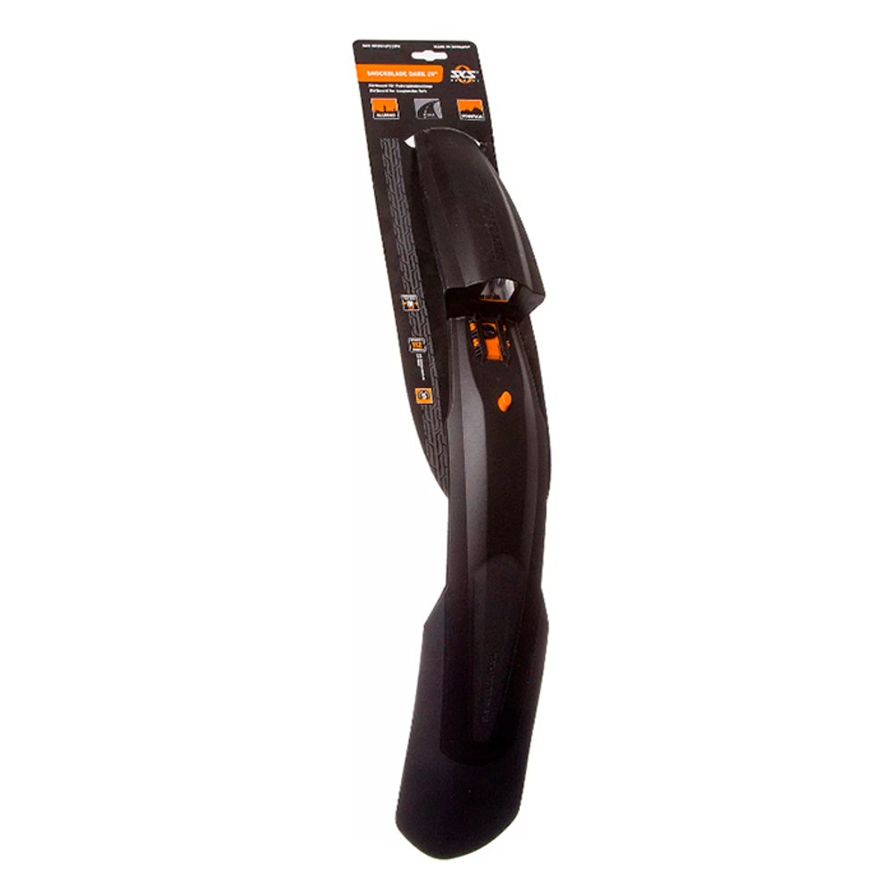 Крыло "Shockblade Dark", 28"-29", черное, переднее.Shockblade Dark 11452