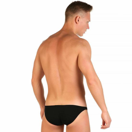 Мужские трусы слипы черные Romeo Rossi RR2001-2