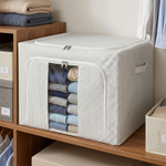 Корзина Förvaringskorg (66л), 50х40х33, белый, полиэстер