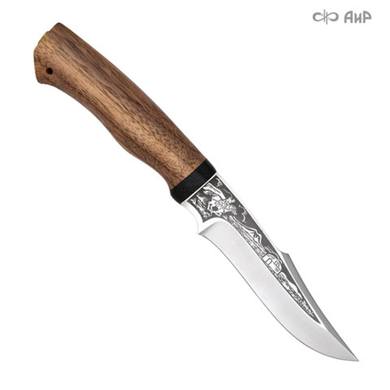 АиР Нож Хазар (орех, 95х18, ввертыш)