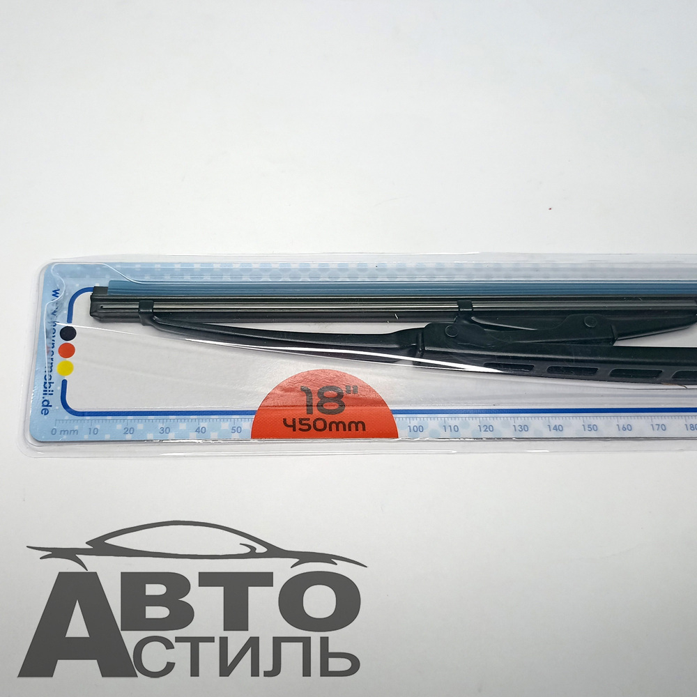 Щетка дворника 450мм  АЛКА Kontakt силикон/графит 150180