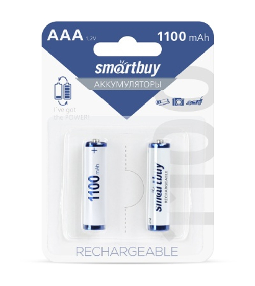 Аккумулятор Smartbuy AAA (HR03) 1100mAh 2BL И