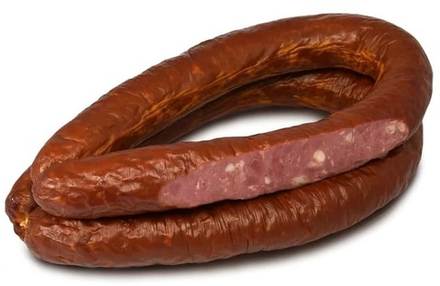 Колбаса полукопченая "Деревенская" из говядины Пинск