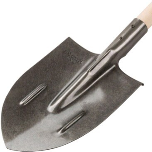 Лопата штыковая  ЛКО  Рельсовая сталь  б/рёбер  жесткости