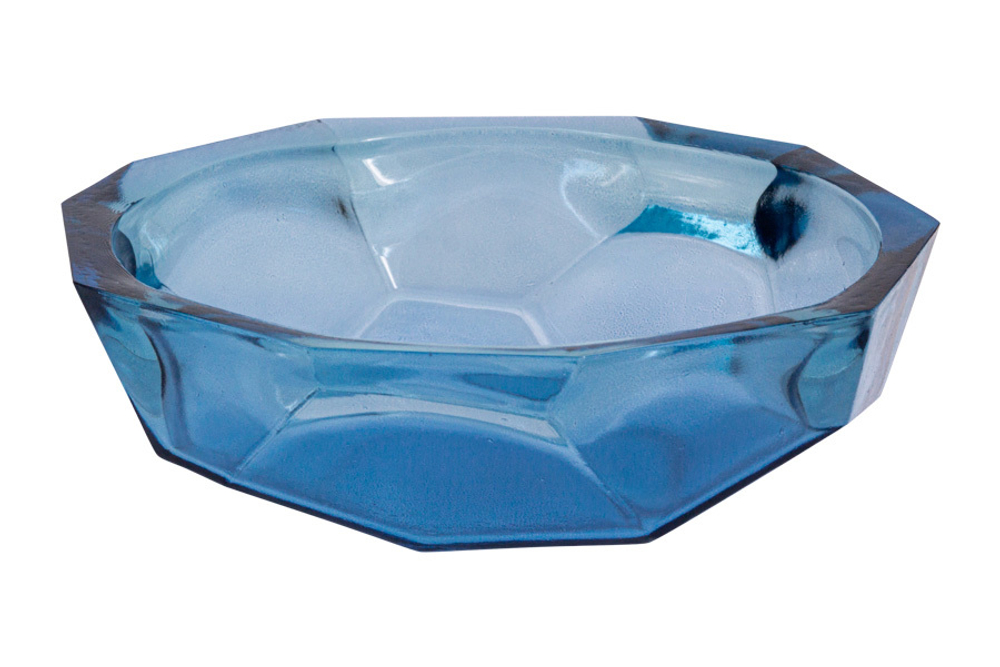 Ваза для фруктов San Miguel Origami синяя 25 см