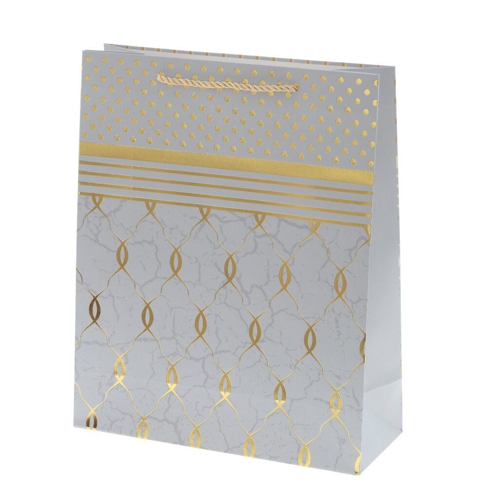 GAEM Пакет подарочный M (бумага 210г/м2, блок микс 12шт), L26 W10 H32 см, 4в.