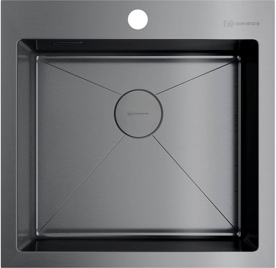 Мойка Omoikiri Akisame 51-GM нерж.сталь/вороненая сталь (4973440)