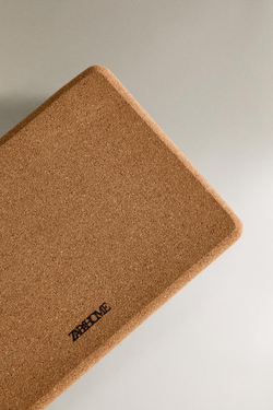 ZARA HOME ПРОБКОВЫЙ БЛОК ДЛЯ ЙОГИ, КОРИЧНЕВЫЙ
