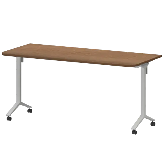 Стол мобильный складной радиусный МБ22-160.70Р  1600x700x750 Моби