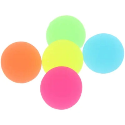 Мяч 27 мм «Неон» каучуковый, светится в темноте, микс СТИКЕР НА ВЛОЖЕНИЕ
