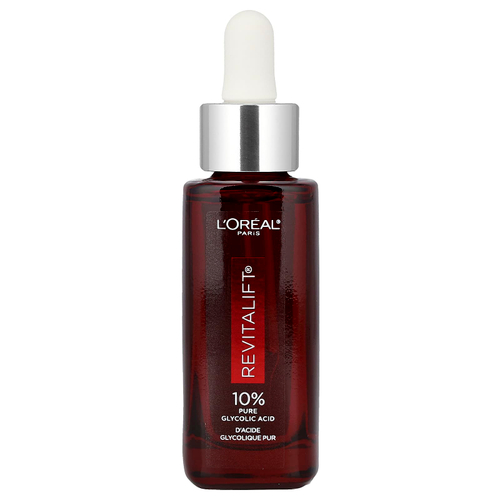 L'Oréal, Revitalift Derm Intensives®, восстанавливающая сыворотка с 10% чистой гликолевой кислотой, без отдушек, 30 мл (1 жидк. унция)