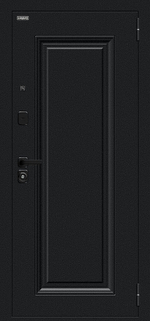 Флэш МФ/SBlack Букле черное/White Silk 205*86 левое