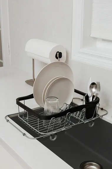 Сушилка для посуды Sinkin чёрная