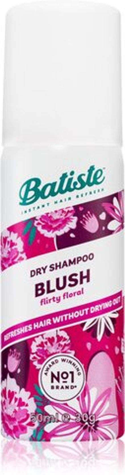 Batiste Floral & Flirty Blush - сухой шампунь, придающий объем и блеск /   50  ml  / GTIN 5010724527399