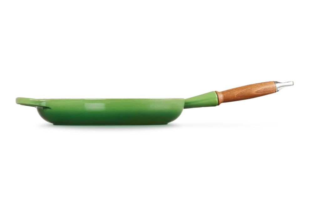 Le Creuset Сковорода чугунная 28см бамбук зеленая 20258284080422
