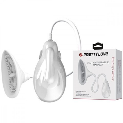 Помпа автоматическая для клитора и малых половых губ с вибростимуляцией Pretty Love