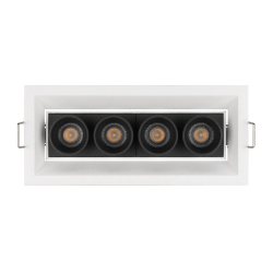 Светильник MS-ORIENT-BUILT-TURN-TC-S67x150-10W Warm3000 (WH-BK, 30 deg, 230V) (Arlight, IP20 Металл, 5 лет) 031929