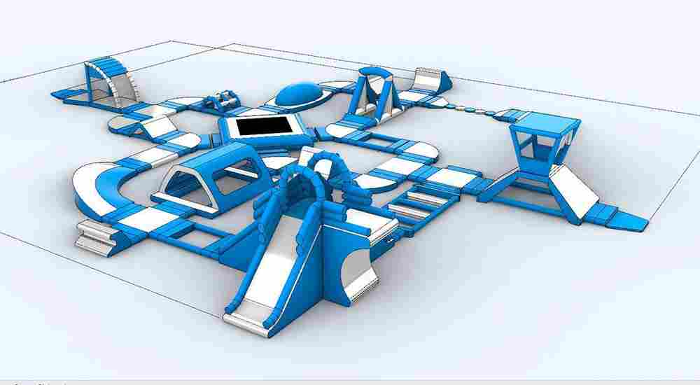 Аквапарк на воде “Пляжное путешествие 2”