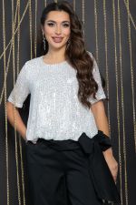 Костюм Первое впечатление (серебро) К11834 LT Collection