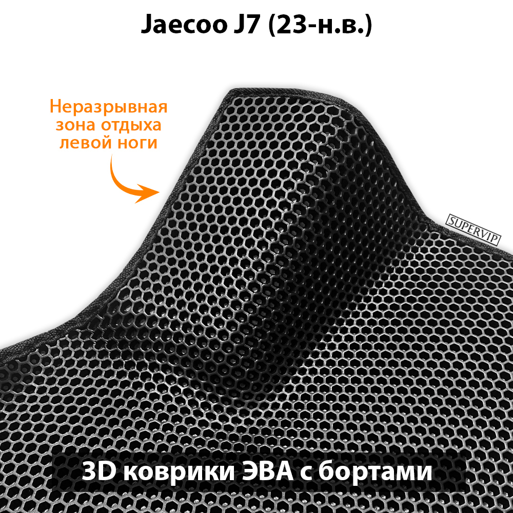 Передние автомобильные коврики ЭВА с бортами для Jaecoo J7 (23-н.в.)