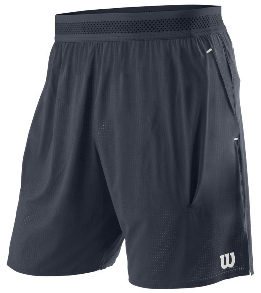 Мужские теннисные шорты Wilson Kaos Mirage 7 Short M - india ink/blanc