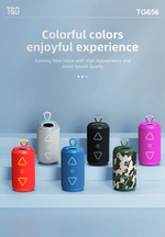 Беспроводная колонка TG-656 (16W/TF/FM) RGB Light