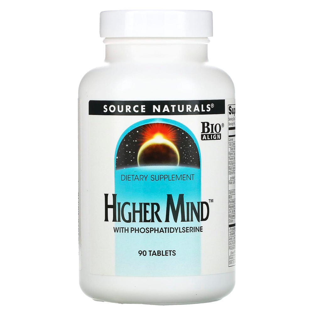 Source Naturals, Higher Mind, 90 таблеток