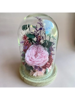 натуральные цветы в стекле 99.21