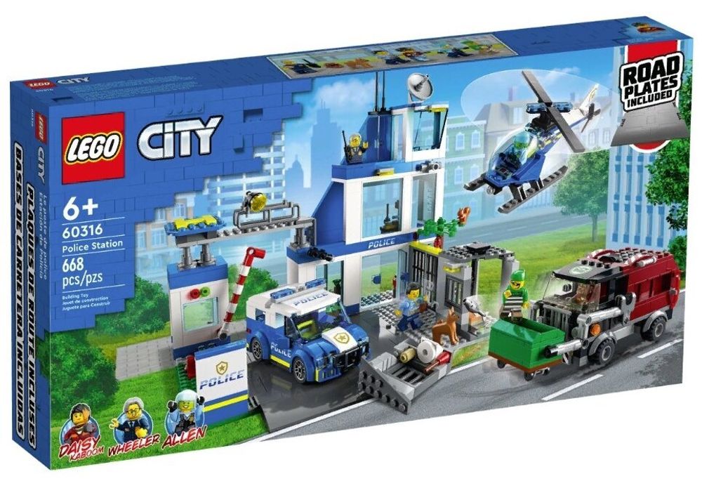 Конструктор LEGO City 60316 Полицейский участок