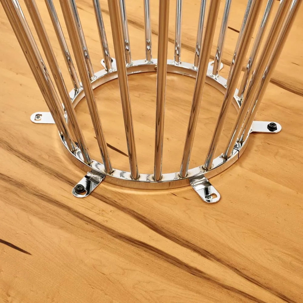 Стол Bradex Home Liverpool диам.110см, шпон орех лучевой набор, с хромированными ножками