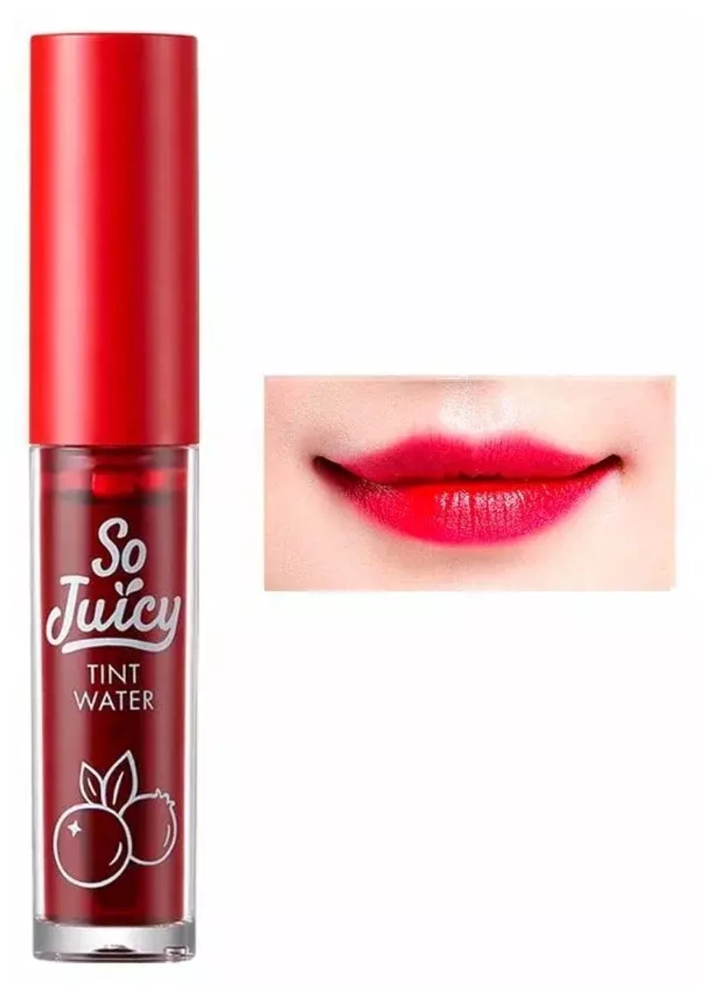 Тинт для губ 03 спелый гранат TONY MOLY So Juicy Tint Water 3 гр