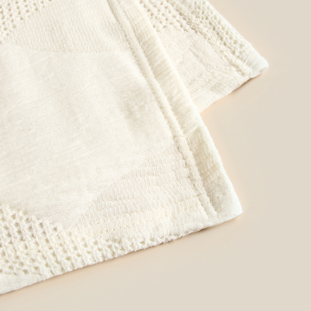 Плед SL Home Cotton 150*210 см, муслин/жаккард, 100% хлопок